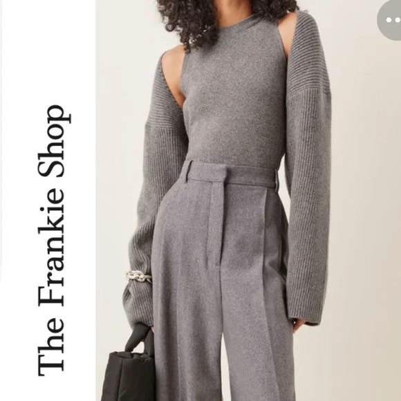 Frankie Shop Shrug Cardigan Bolero Sweater - Picture 3 of 12